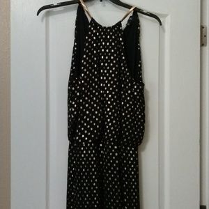 Formal black and gold dress